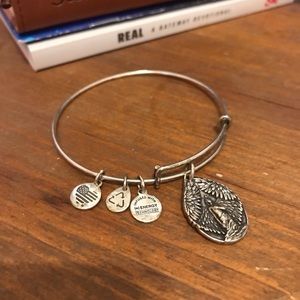 Alex and Ani “Guardian of Peace” silver bracelet